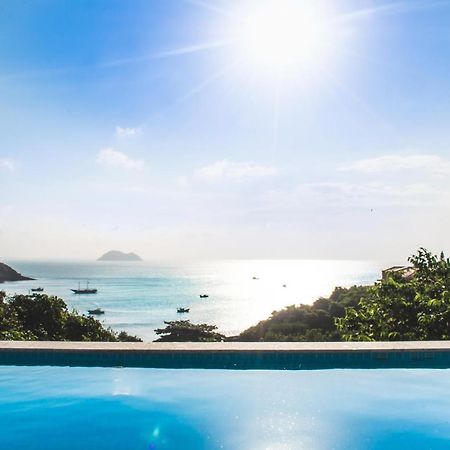 Pousada Praia Joao Fernandes Búzios Екстериор снимка View from the pool at the Villa