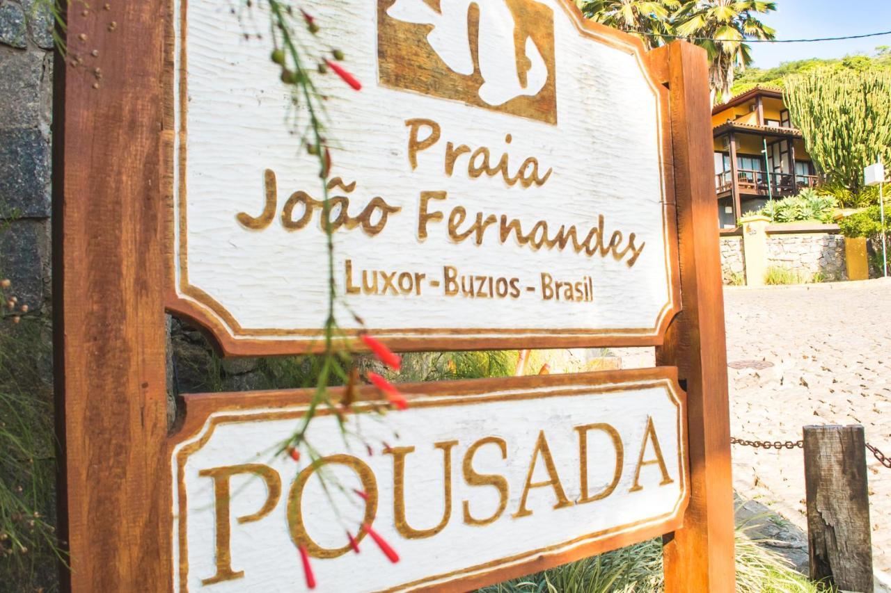 Pousada Praia Joao Fernandes Búzios Екстериор снимка Beach sign